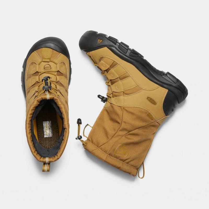 Keen Winterport II Mens Winter Boots Gold/Black Outlet (5801-DRCMZ)